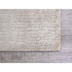 2' x 8' White Modern Shimmery Runner Rug