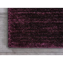 8' x 10' Resin Purple Modern Shimmery Area Rug