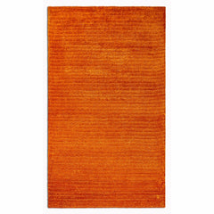 2' x 8' Orange Modern Shimmery Runner Rug