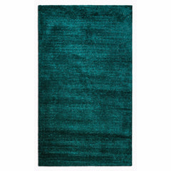 2' x 8' Teal Modern Shimmery Runner Rug