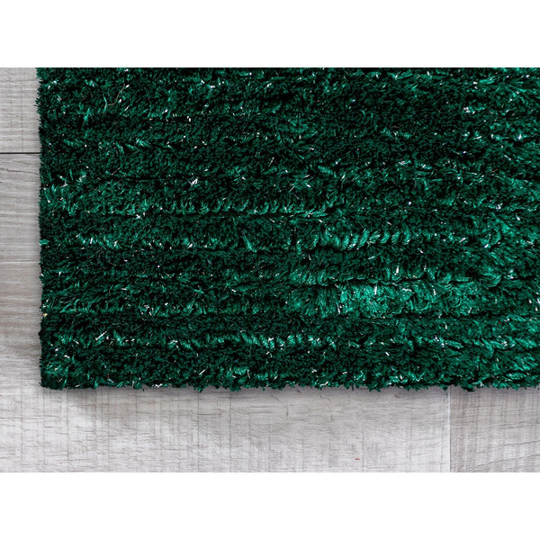 8' x 10' Teal Modern Shimmery Area Rug