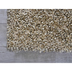 2' x 8' Beige Textured Modern Runner Rug