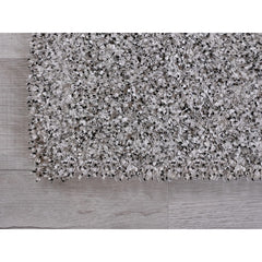 8' x 10' White Textured Modern Area Rug