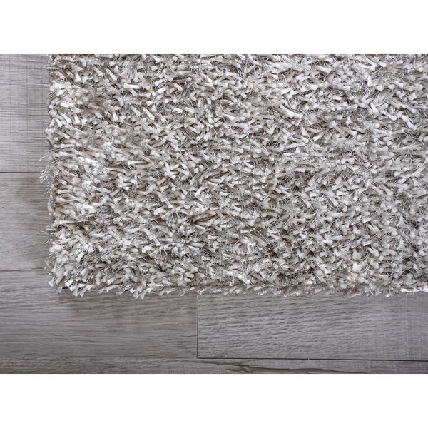 2' x 8' Silver Sparkly Runner Rug