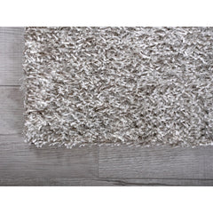 8' x 10' Silver Sparkly Area Rug