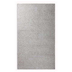 8' x 10' White and Silver Sparkly Area Rug