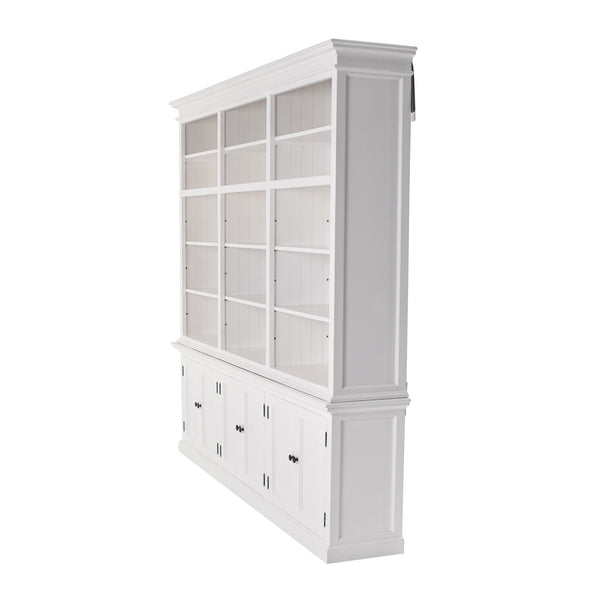Classic White Triple-Bay Hutch Unit