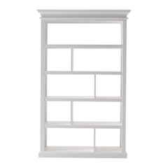 Classic White Room Open Cabinet with Basket Set