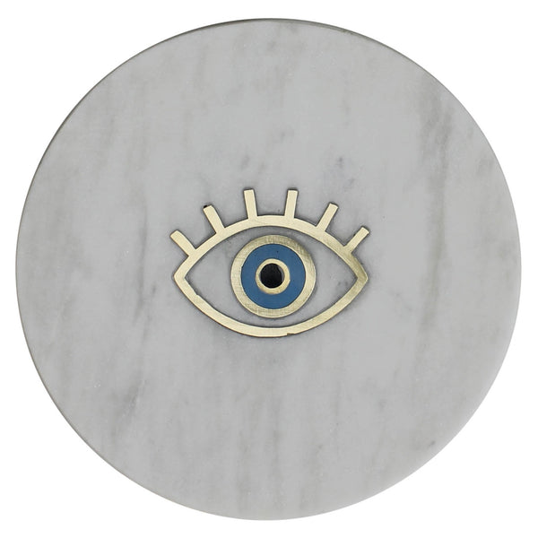Eye Inlay Marble Serving Tray