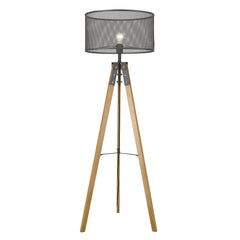 Capprice 1-Light Matte Black Floor Lamp