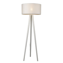 Tourer 1-Light White Floor Lamp