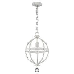 Callie 1-Light Country White Pendant