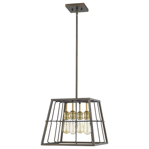 Charley 4-Light Oil-Rubbed Bronze Pendant