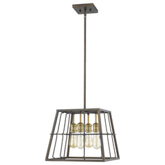 Charley 4-Light Oil-Rubbed Bronze Pendant