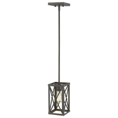 Bronze Metal Geometric Mini Pendant Hanging Light