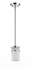 Silver Minimalist Cylindrical Hanging Light