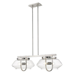 Garner 4-Light Satin Nickel Island Pendant