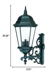 Richmond 3-Light Matte Black Wall Light