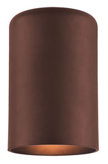 Minimalist Bronze Cylinder Wall Light