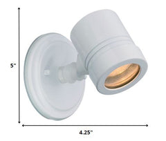 White Cylinder Wall Spotlight