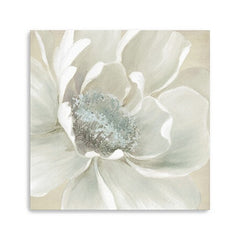 40" Soft Winter Flower Canvas Wall Art