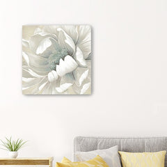 40" Soft Winter Flower in Bloom Canvas Wall Art