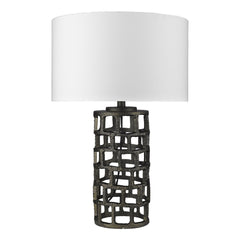 Vallin 1-Light Black Gold Table Lamp