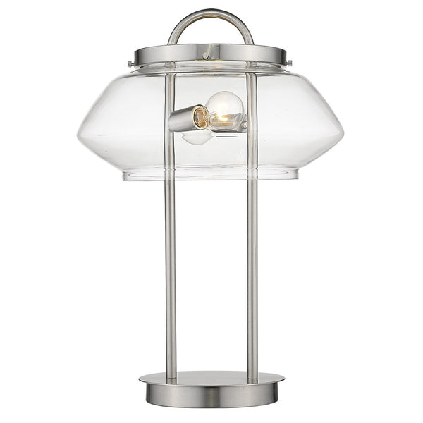 Garner 2-Light Satin Nickel Table Lamp