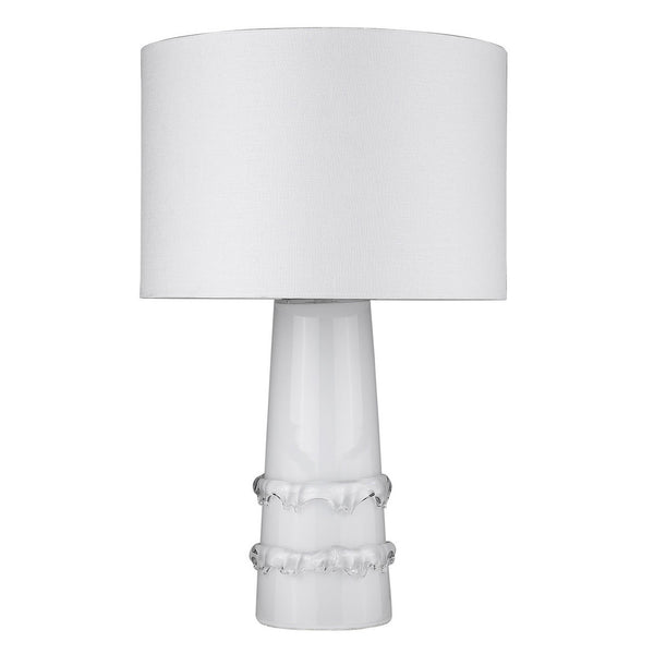 Trend Home 1-Light White Table Lamp