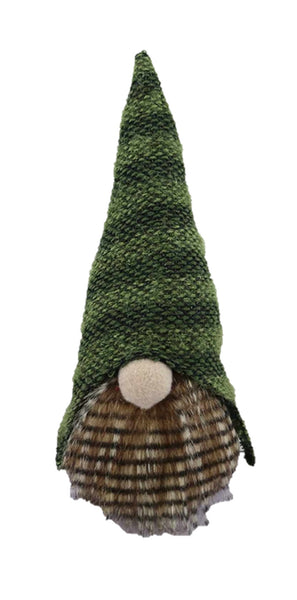Dark and Light Green Striped Gnome