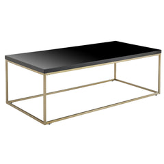 Black on Gold High Gloss Coffee Table