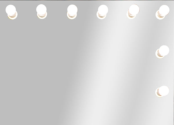 Hollywood USB Touchscreen Light Up Wall Mirror