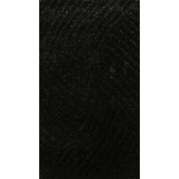 5' x 7' Black Geometric Illusion Area Rug