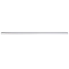 75" White Wooden Floating Shelf