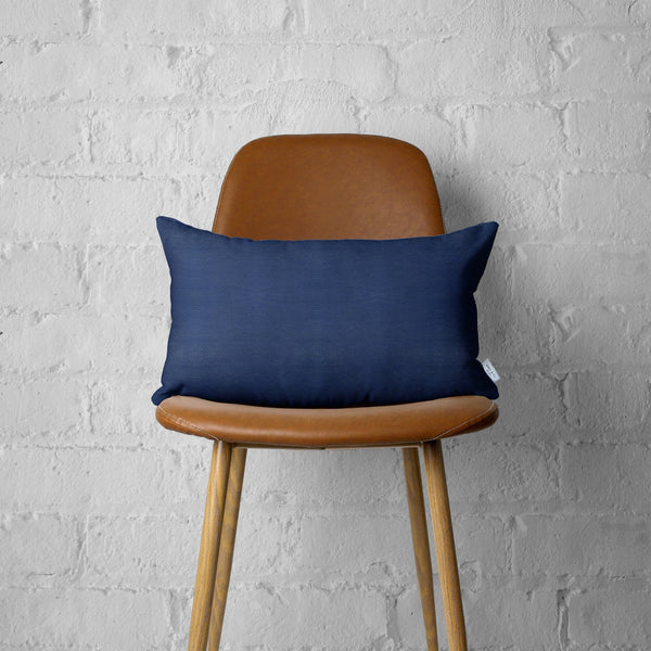 Set of 2 White and Navy Boho Throw Pillow Covers