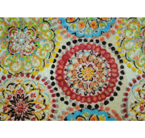 2' x 3' Mediterranean Brights Washable Floor Mat