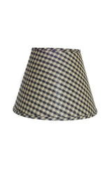 Rustic Black and Tan Checkered Table Lamp