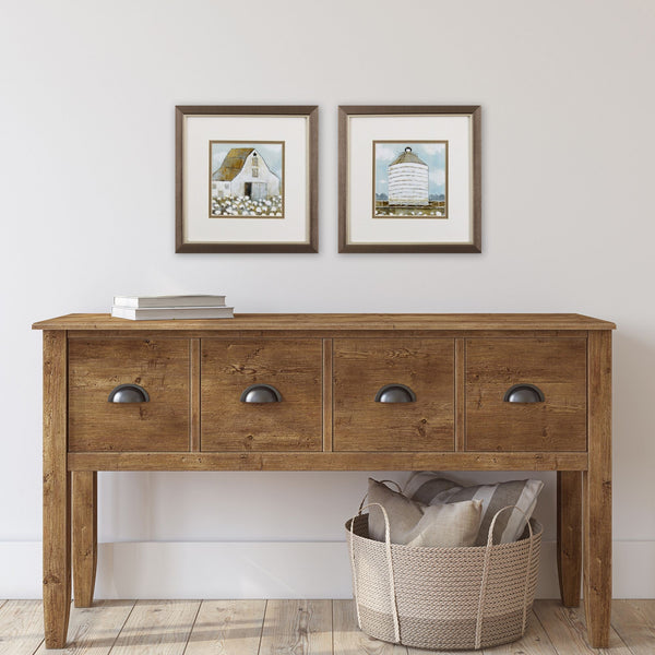 Set of Two Farmhouse Watercolor Wall Art