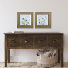 Set of Two Floral Watercolor Wall Art