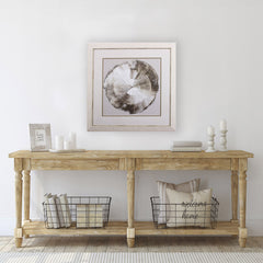 Modern Slice of Silver and Taupe 2 Wall Art