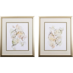 Set of Two Watercolor Arrangement of Artichokes Wall Art