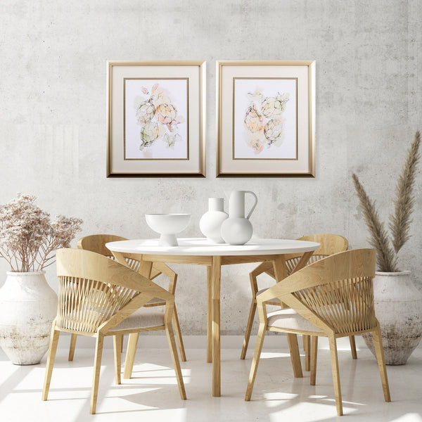 Set of Two Watercolor Arrangement of Artichokes Wall Art