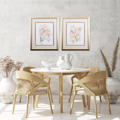 Set of Two Watercolor Arrangement of Artichokes Wall Art