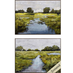 Set of Two Peaceful Fields Wall Art
