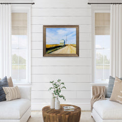 Rural Road Textured Wall Art