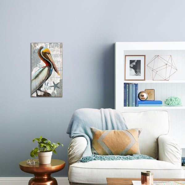 Colorful Pelican XL Wall Décor