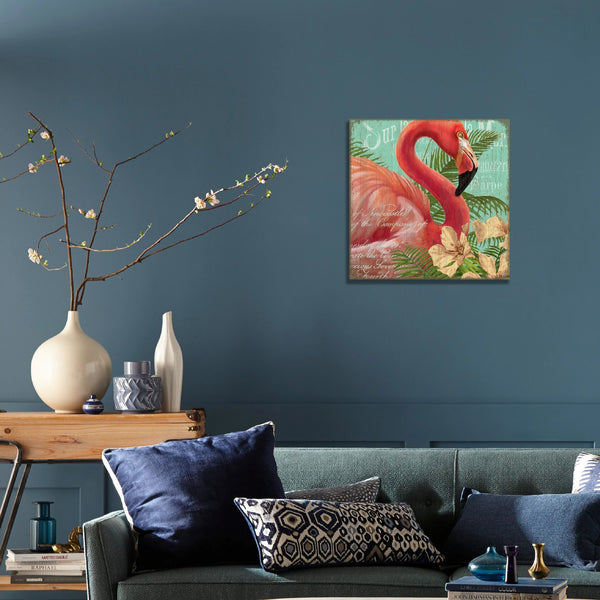 Fun Tropical Flamingo Wall Décor