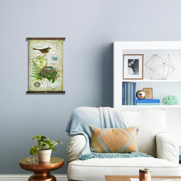 Vintage Song Bird Large Tapestry Wall Décor