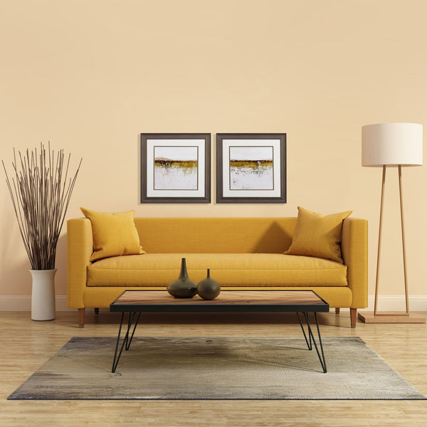 Set of Two Abstract Landscapes Wall Art