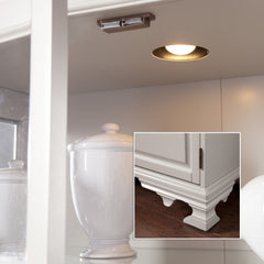 Modern Farmhouse Tall Gray Classic Curio Cabinet